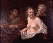 Jan Gerritsz. van Bronckhorst The procuress.. oil painting picture wholesale